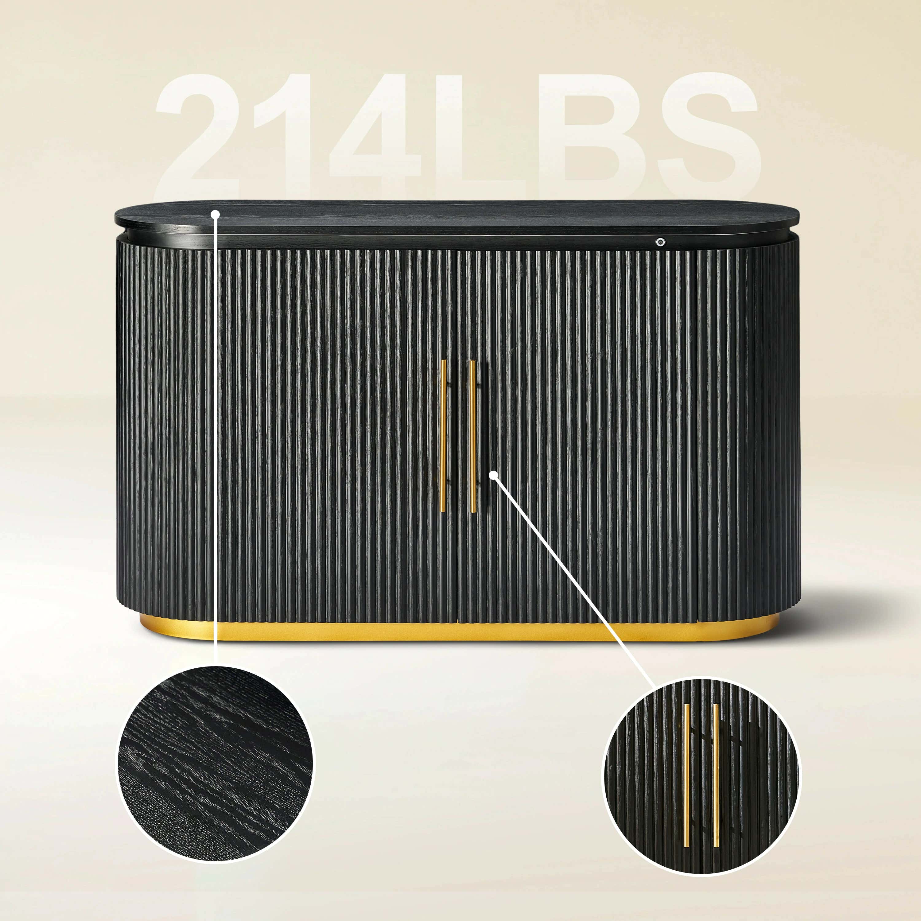 Holton Oak Sideboard 56"W