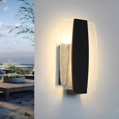 Luxshell Bubbles Glass Outdoor Wall Light