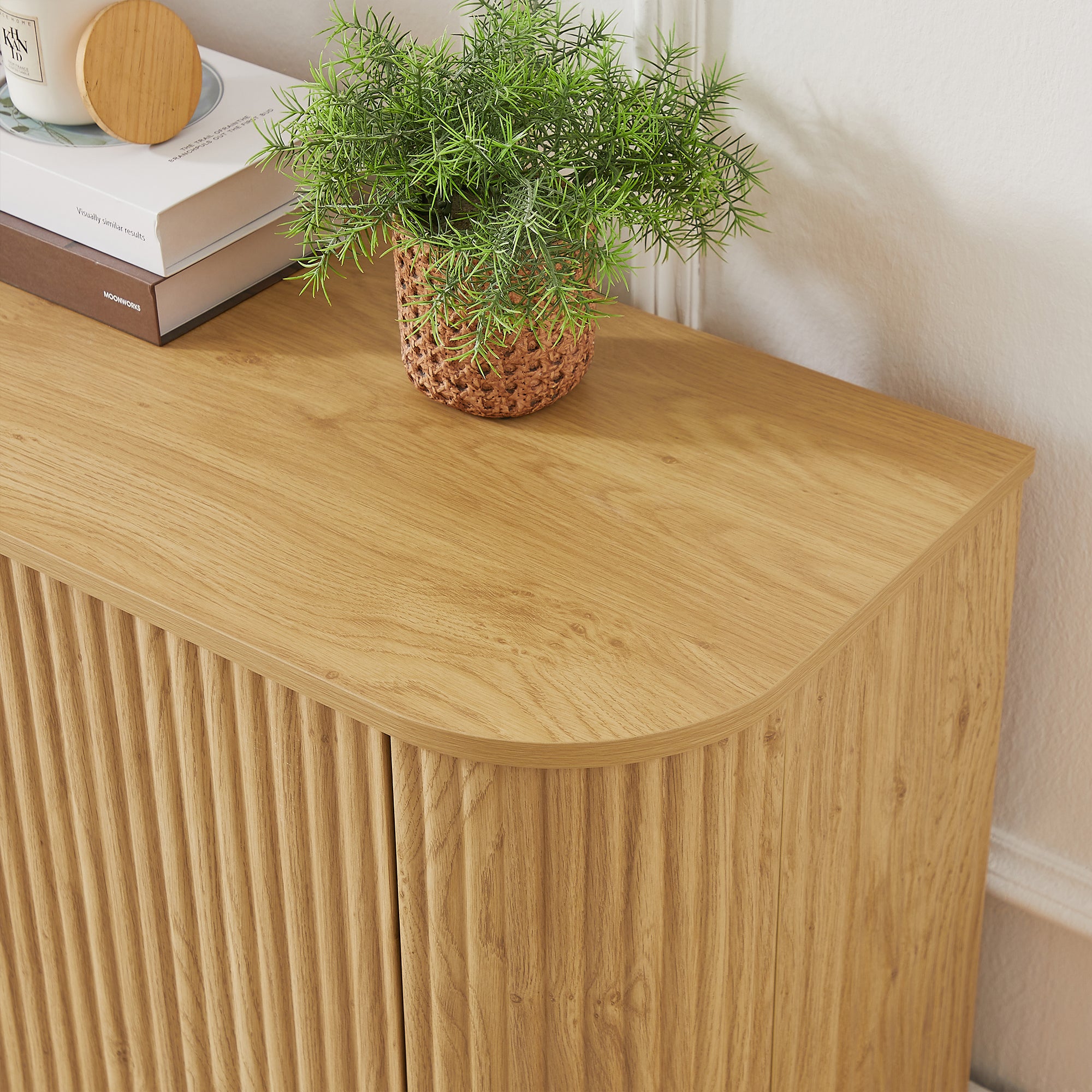 Buffet Striped Sideboard 64"