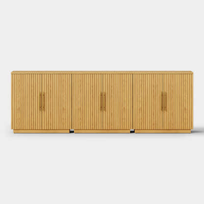 Holt 95″ Solid Oak Console(Set of 3)