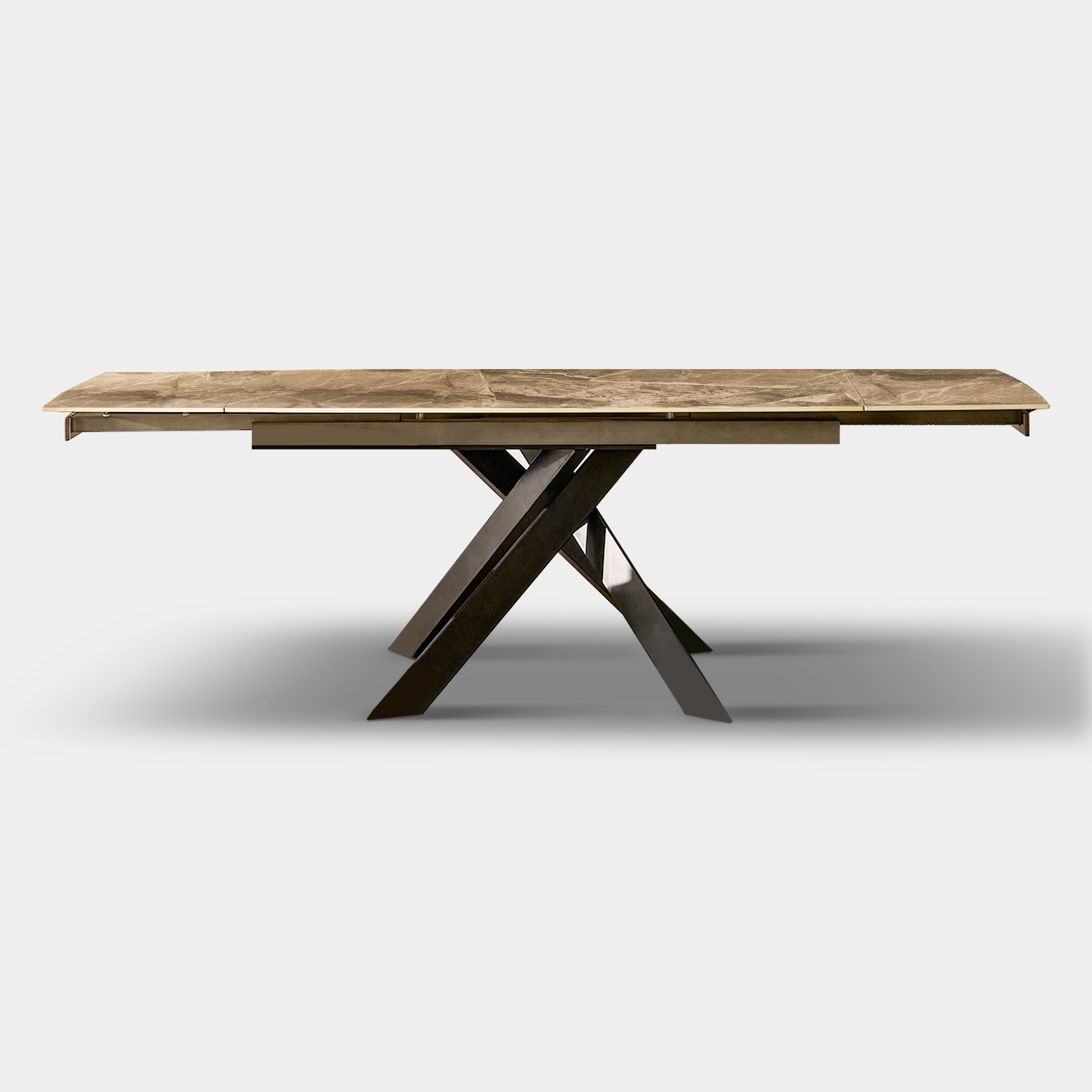Labarthe Extended Rectangular Sintered Stone Dining Table 63"-95"