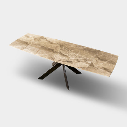 Labarthe Extended Rectangular Sintered Stone Dining Table 63"-95"