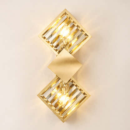 Corvina Crystal Rhombus Wall Sconce