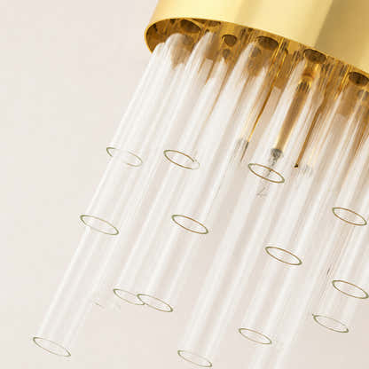 Claridell Crystal Tubular Wall Sconce