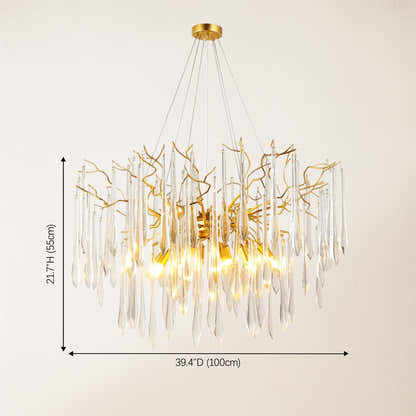 Aurevia Funnel Glass Chandelier