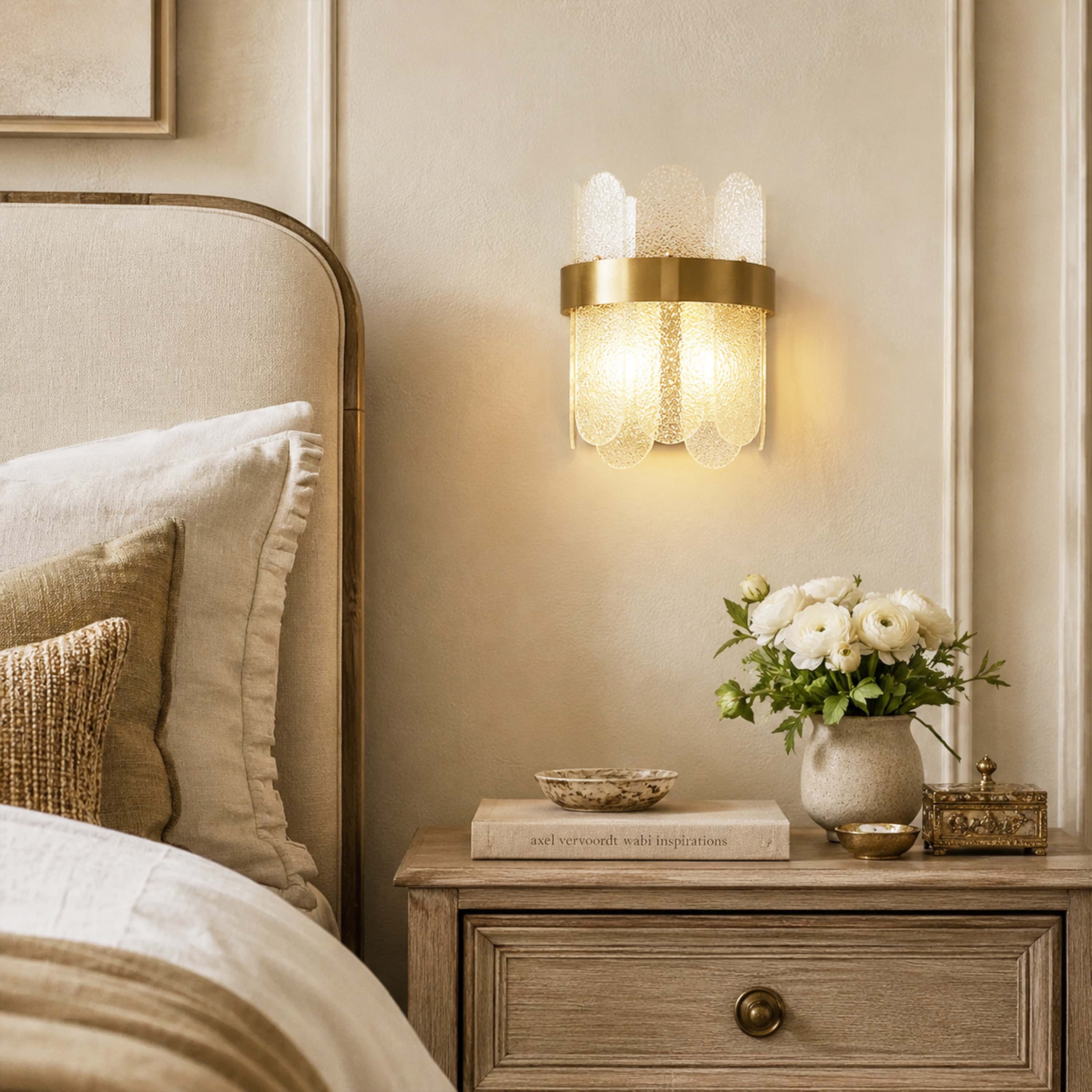 Cyra Glass Wall Sconce