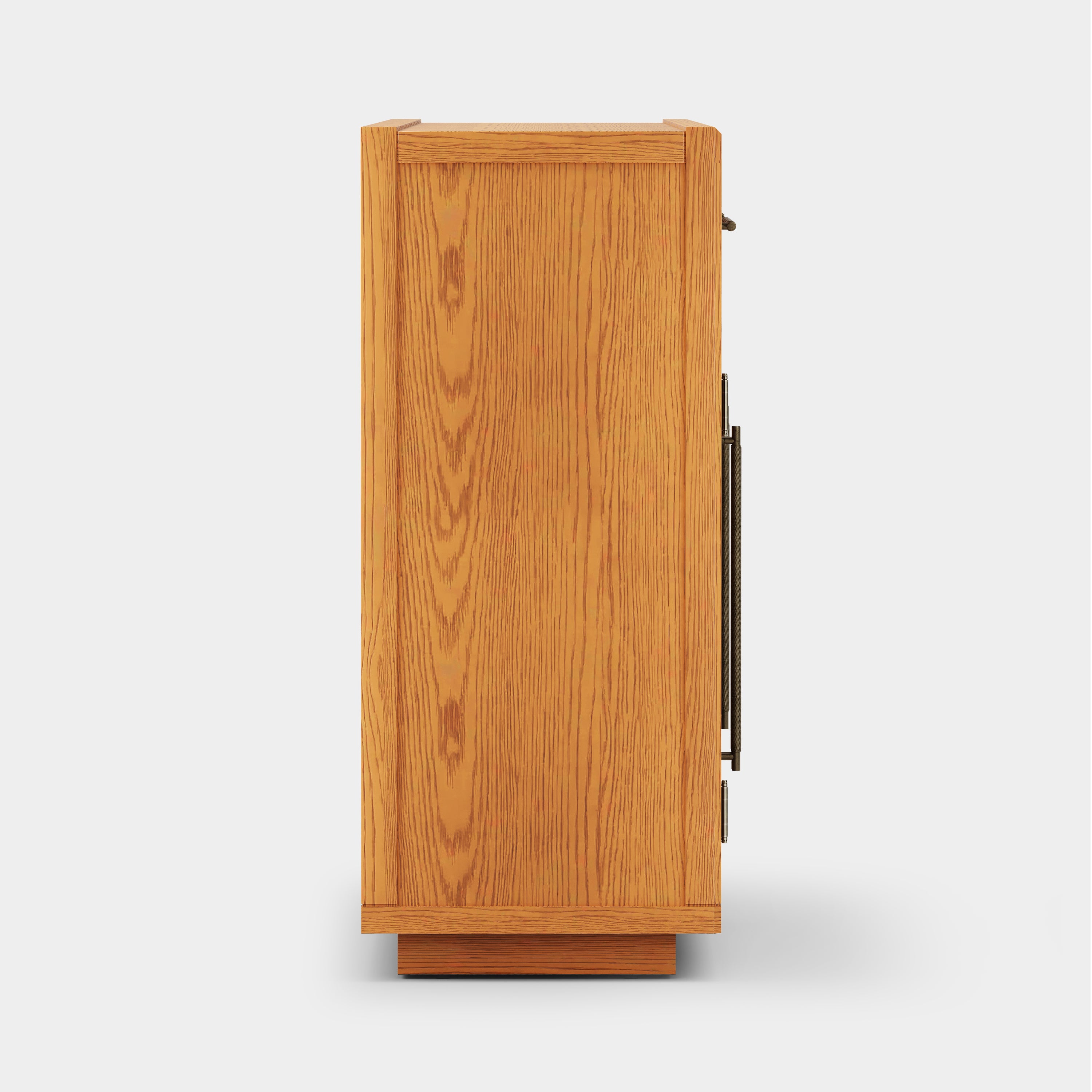 Alvar Arched 64" Oak Sideboard with Drawers(Set of 2)