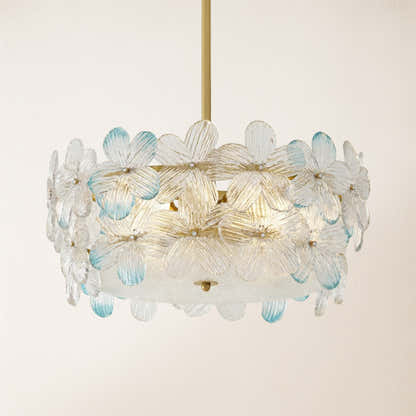 Blumea Cluster Glass Flush Mount