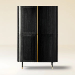 Ewan 66.7″H Oak Vertical Combination Cabinet(Set of 2)