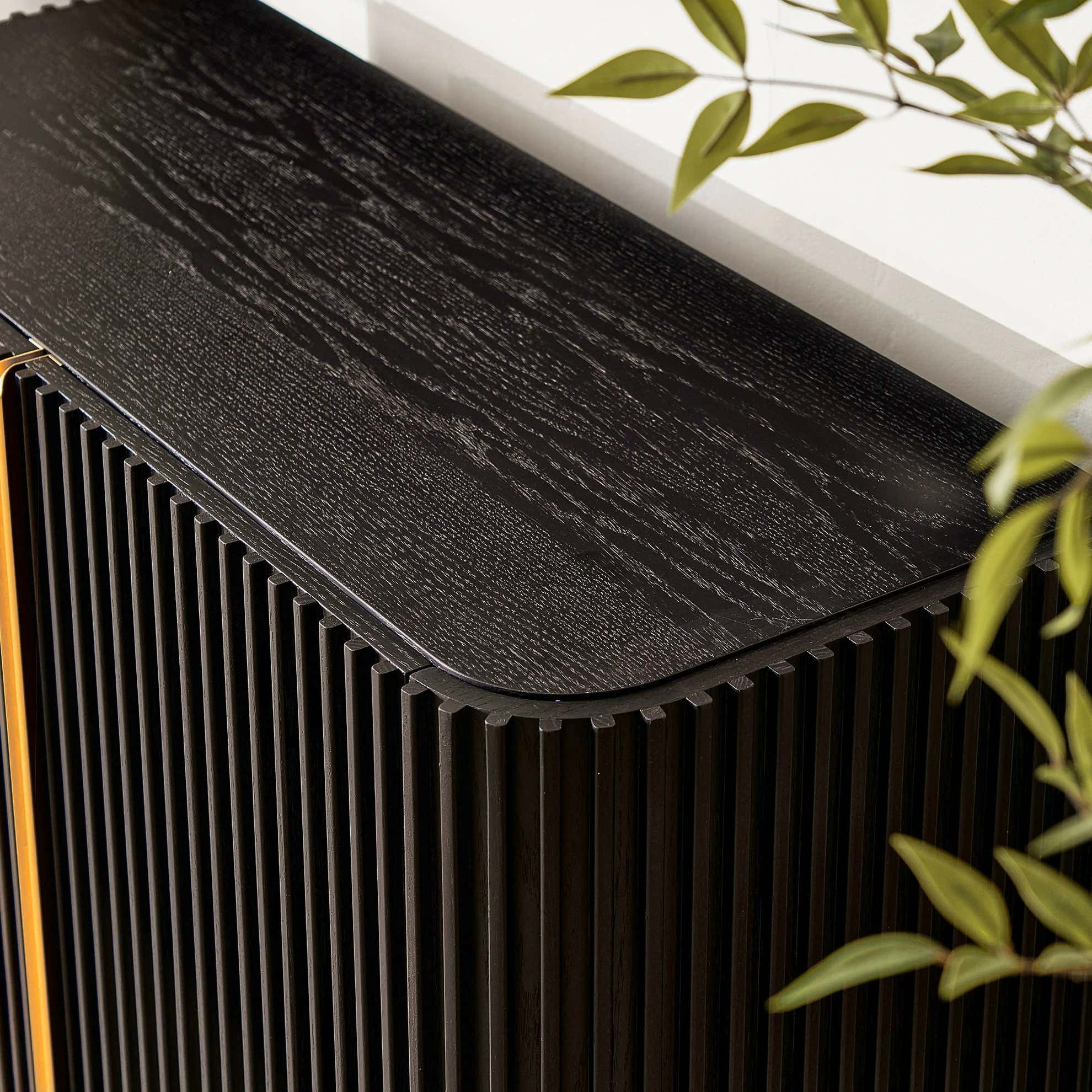 Holton Oak Media Console And Sideboard Set