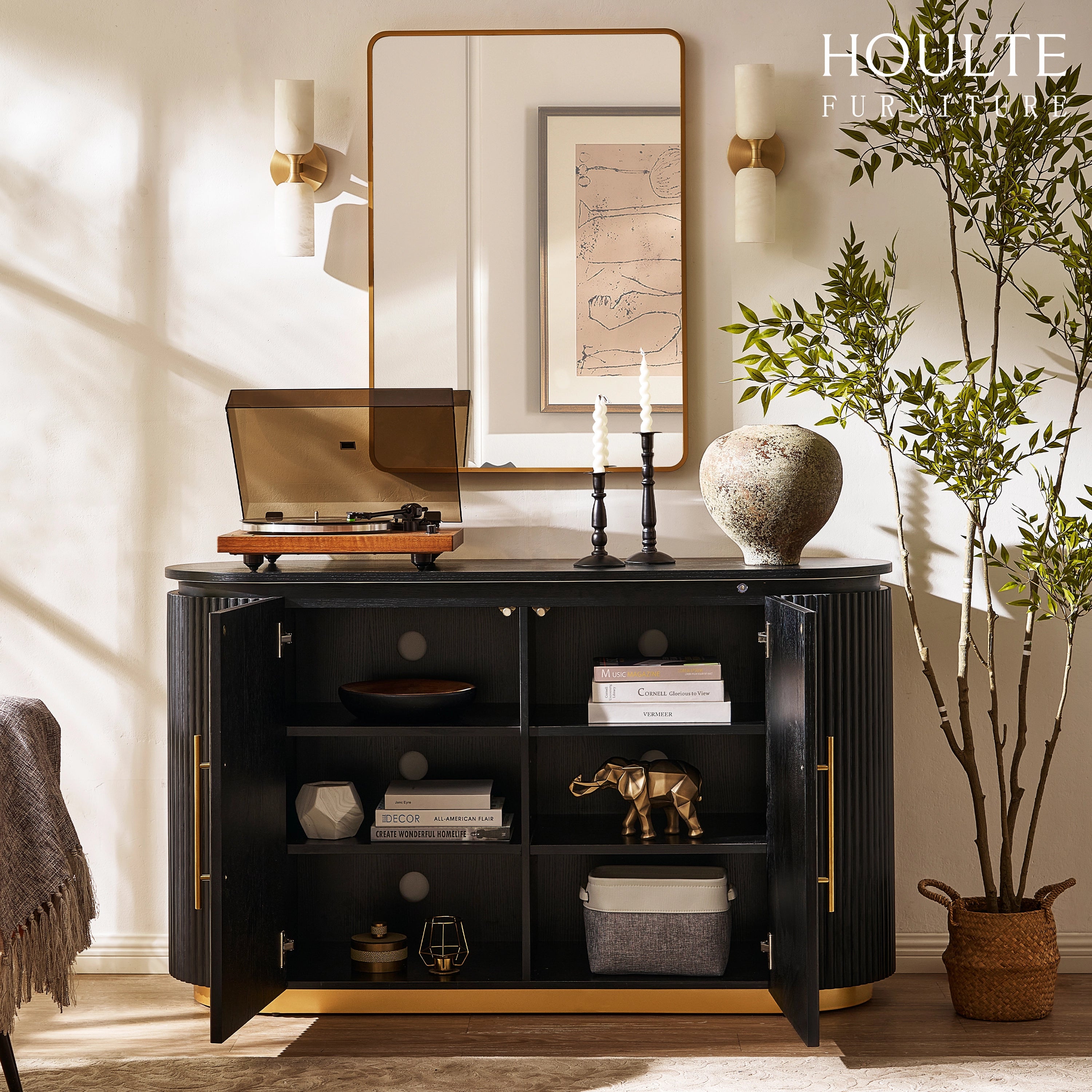 Holton Oak Sideboard 56"W