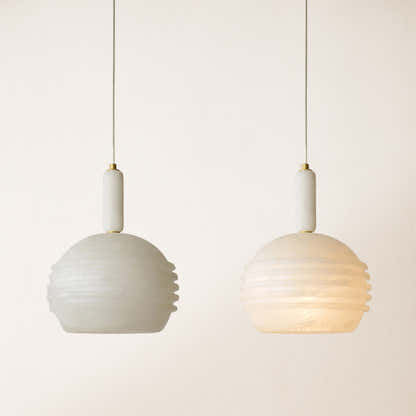 Dadaly Lottia Alabaster Small Art Pendant Light 10"D