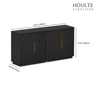 Holt 63″ Oak Media Console(Set of 2)