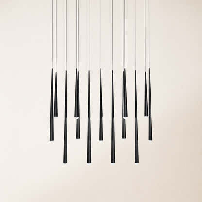 Anthropology Rectangle Crystal Pendant 40"W