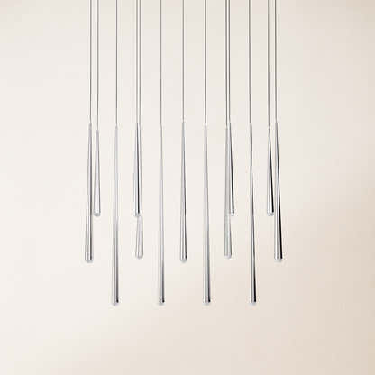 Anthropology Rectangle Crystal Pendant 40"W