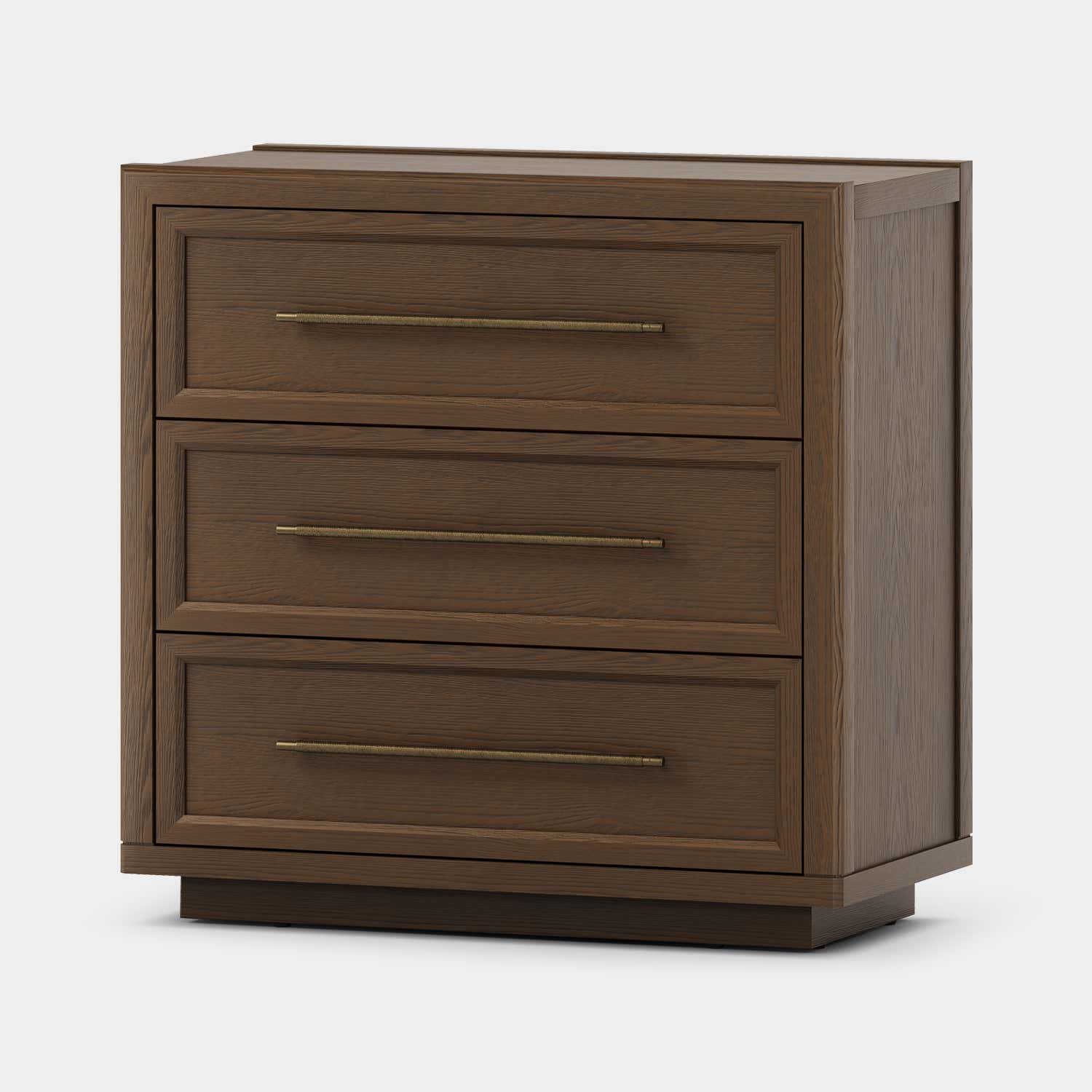 Alvar 32″ Oak 3-Drawer Chest