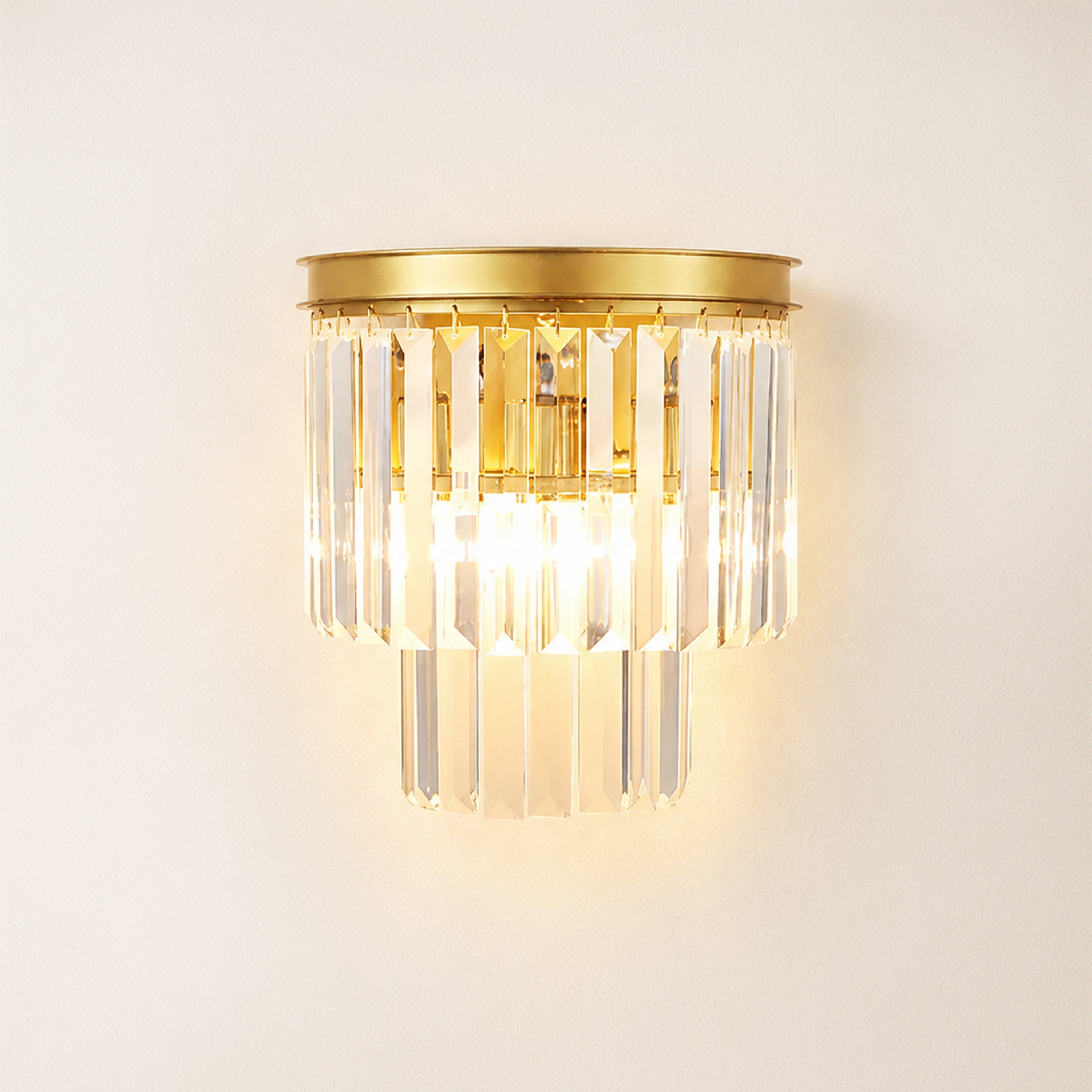 Oryana Crystal Icicle Wall Sconce 9.8