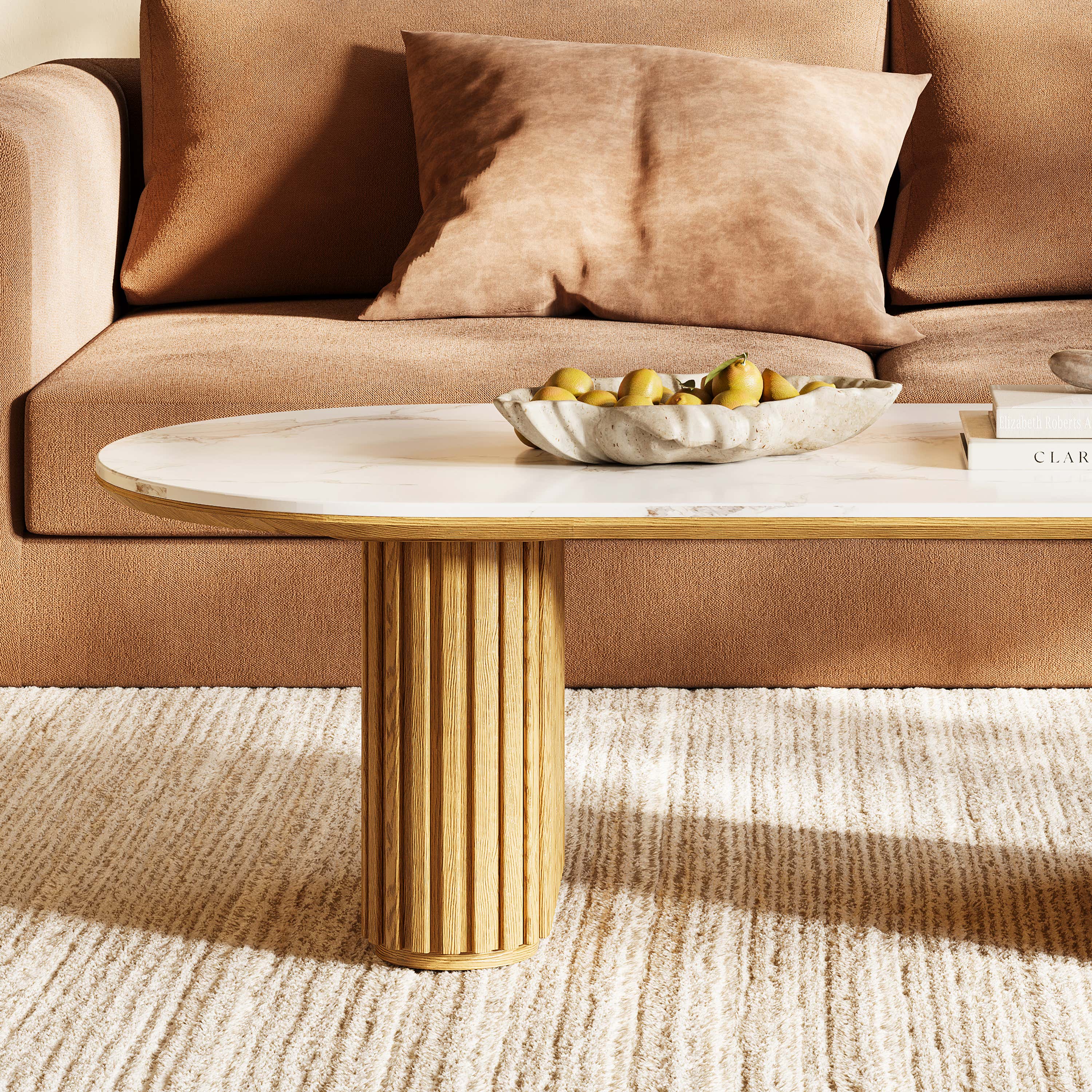 Emery Sintered Stone Coffee Table 120cm W