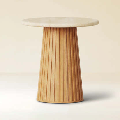 Emery Sintered Stone Side Table 50cm W