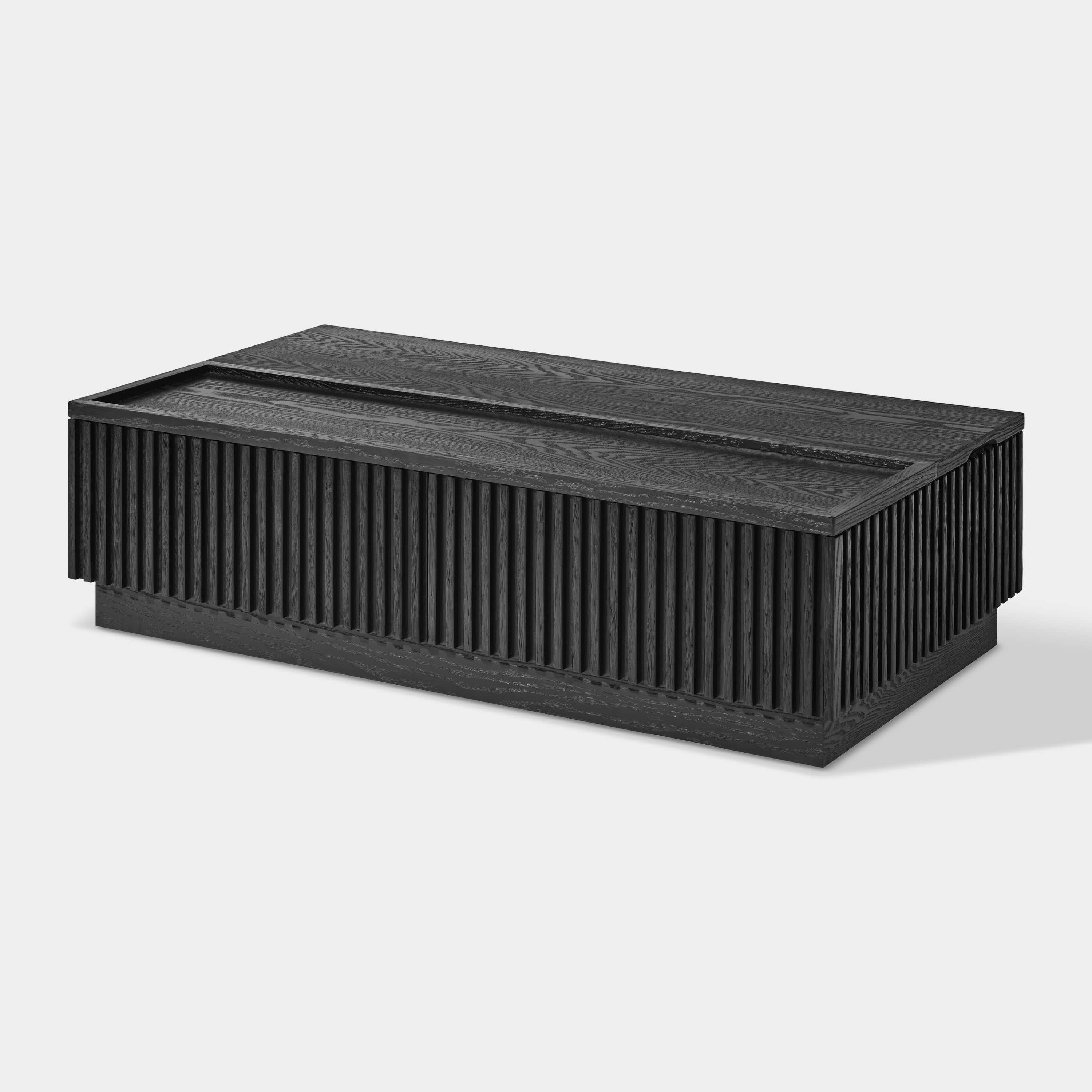 Avery Oak Lift-Top Storage Coffee Table 52"W