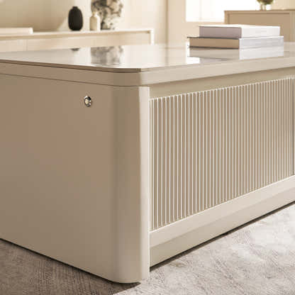 Celia Burnt Stone Coffee Table 120cm