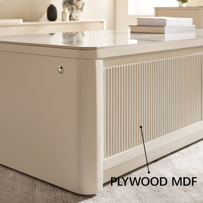 Celia Burnt Stone Coffee Table 120cm