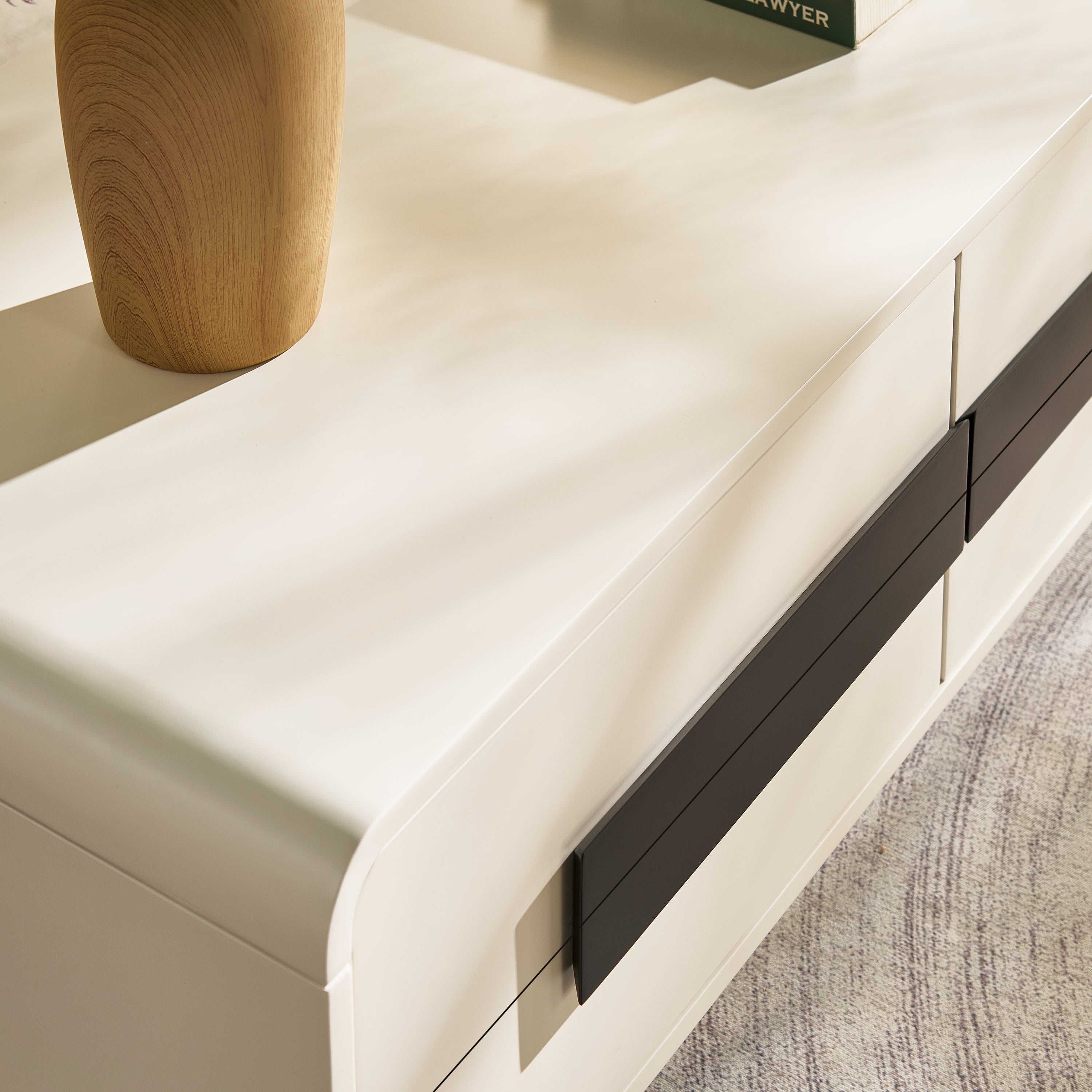 Soren Media Console And Coffee Table Set