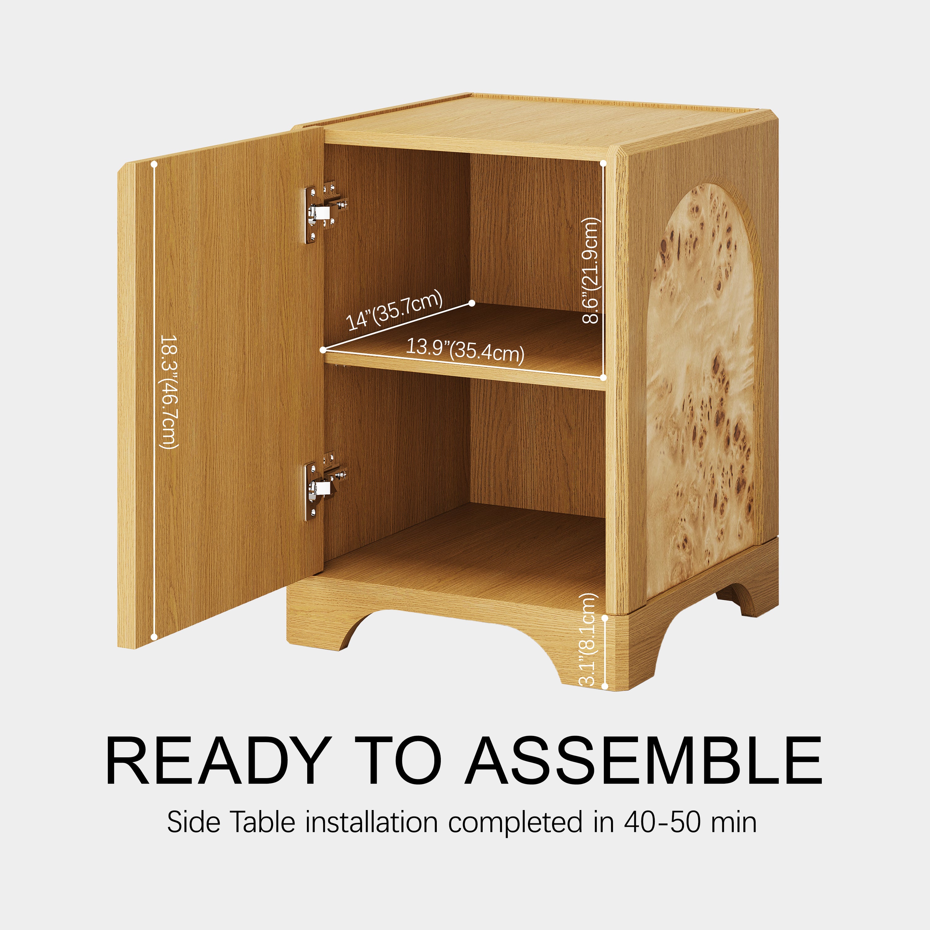 Aurora Oak Side Table