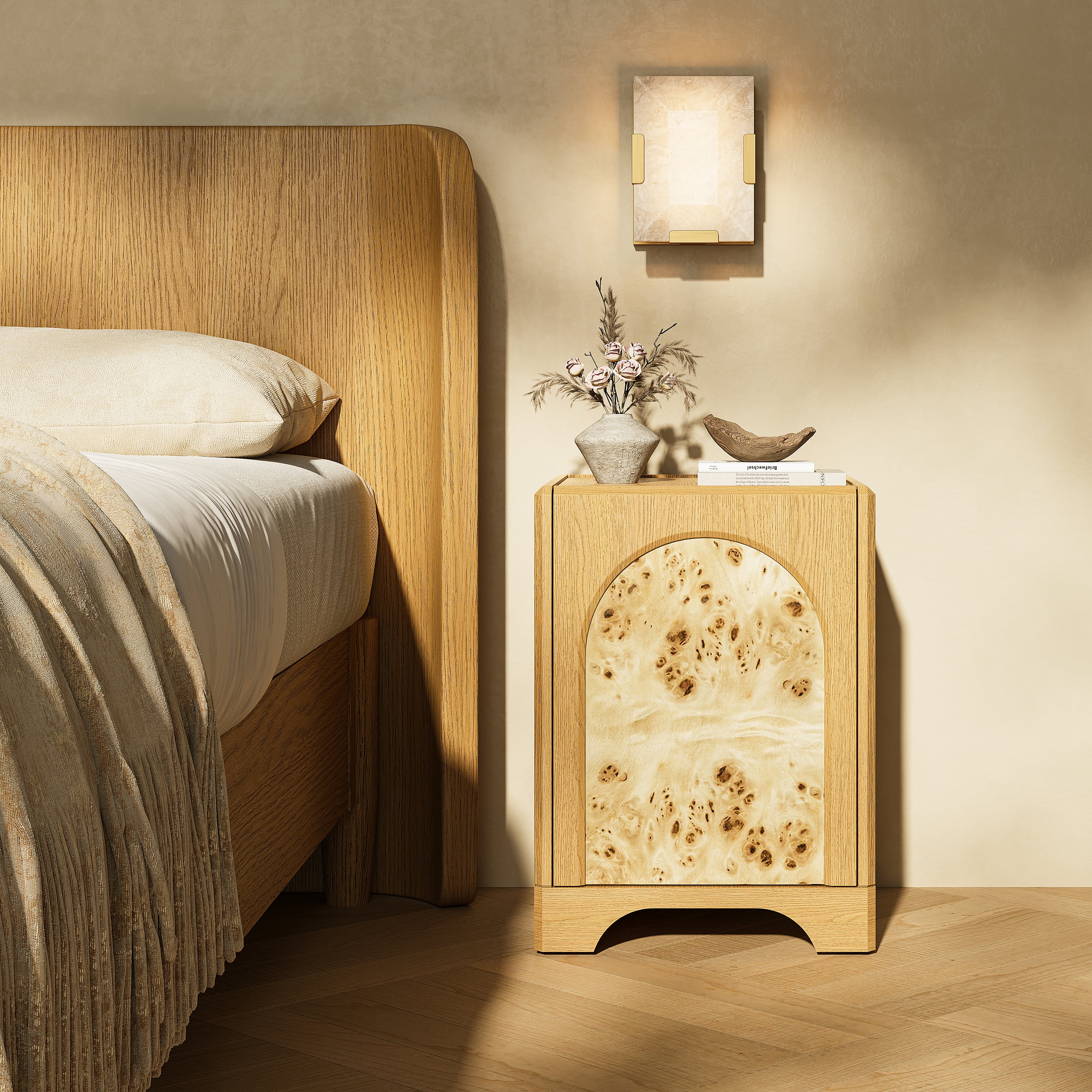 Aurora Oak Side Table