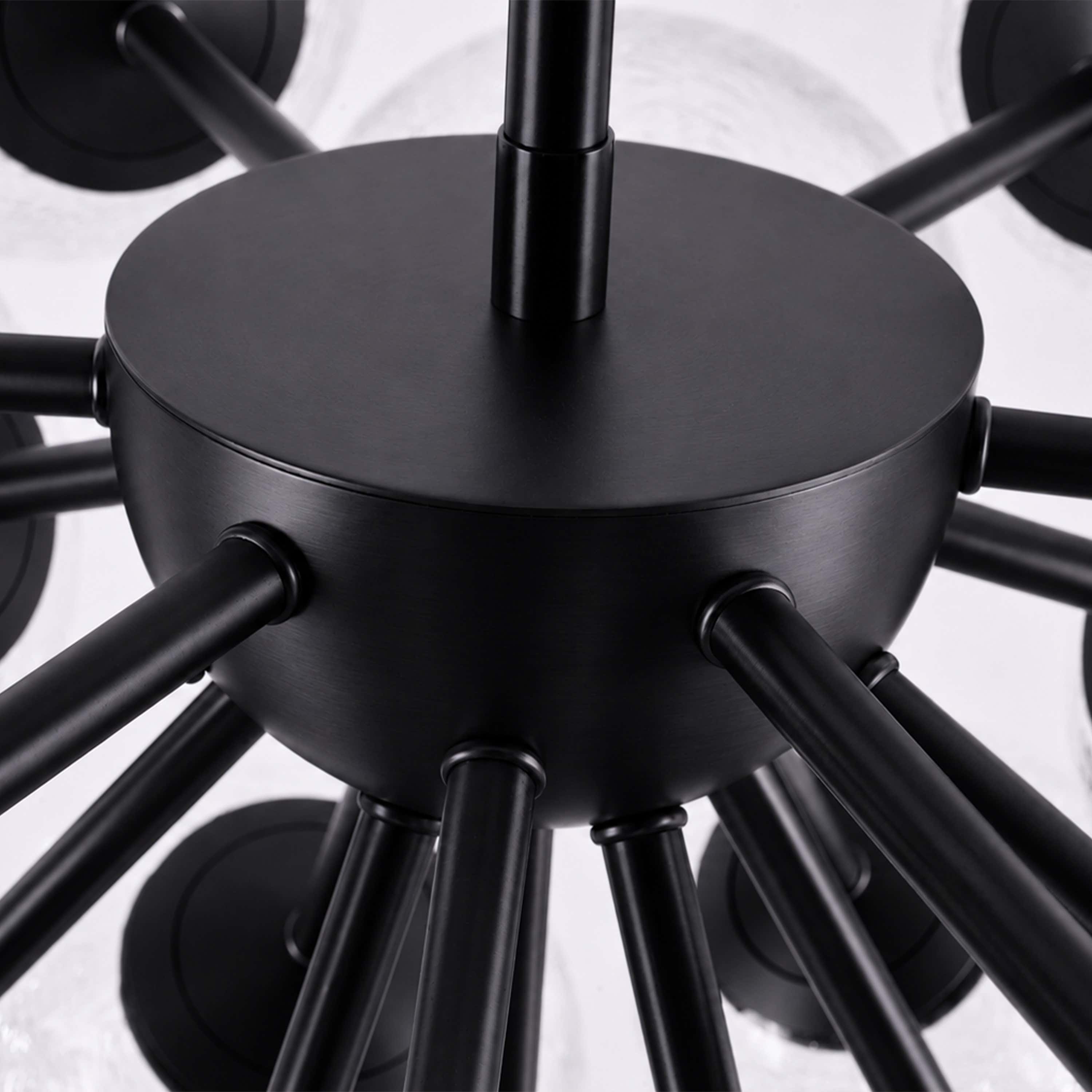 Elowen Crackled Glass Cluster Chandelier