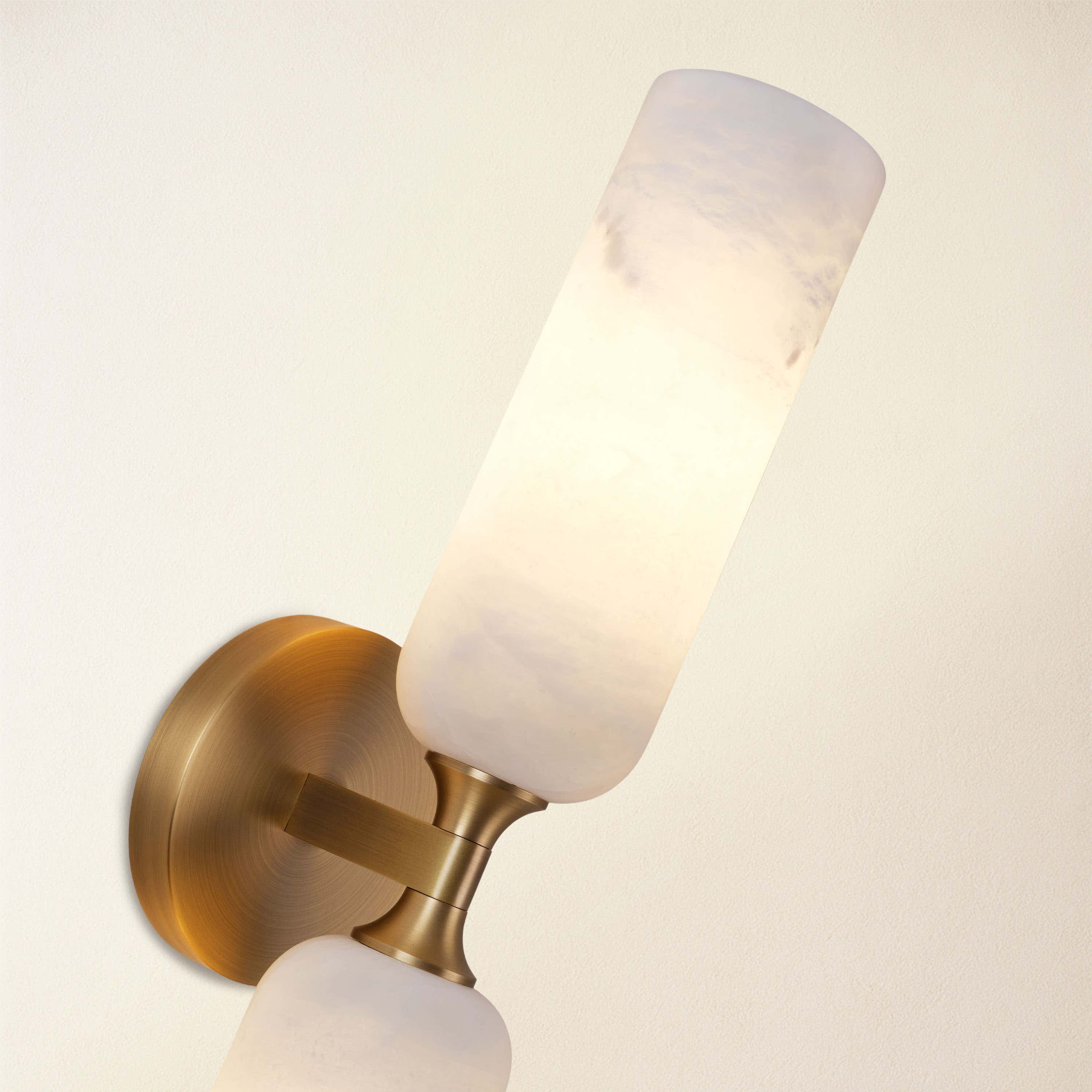 Axis Alabaster Wall Sconce 19.6"H