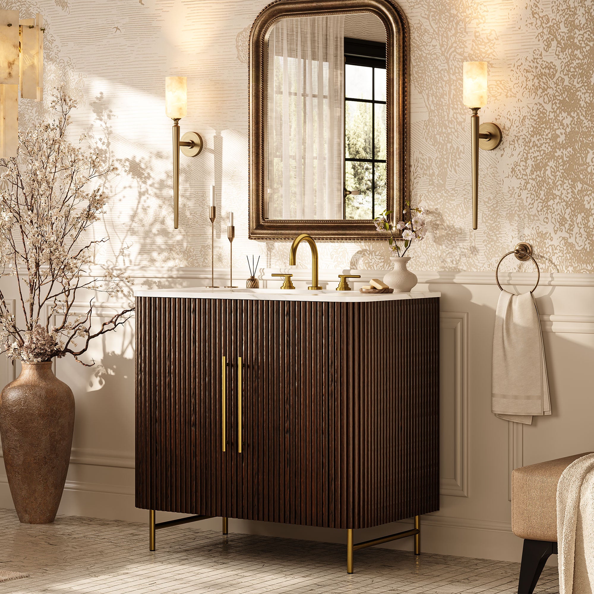 Riley Bathroom Vanity 36"W
