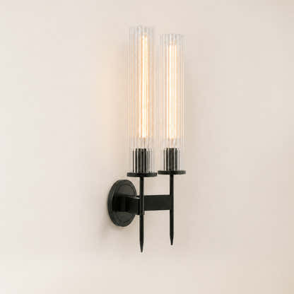 Bellmere 2 Lights Glass Wall Sconce