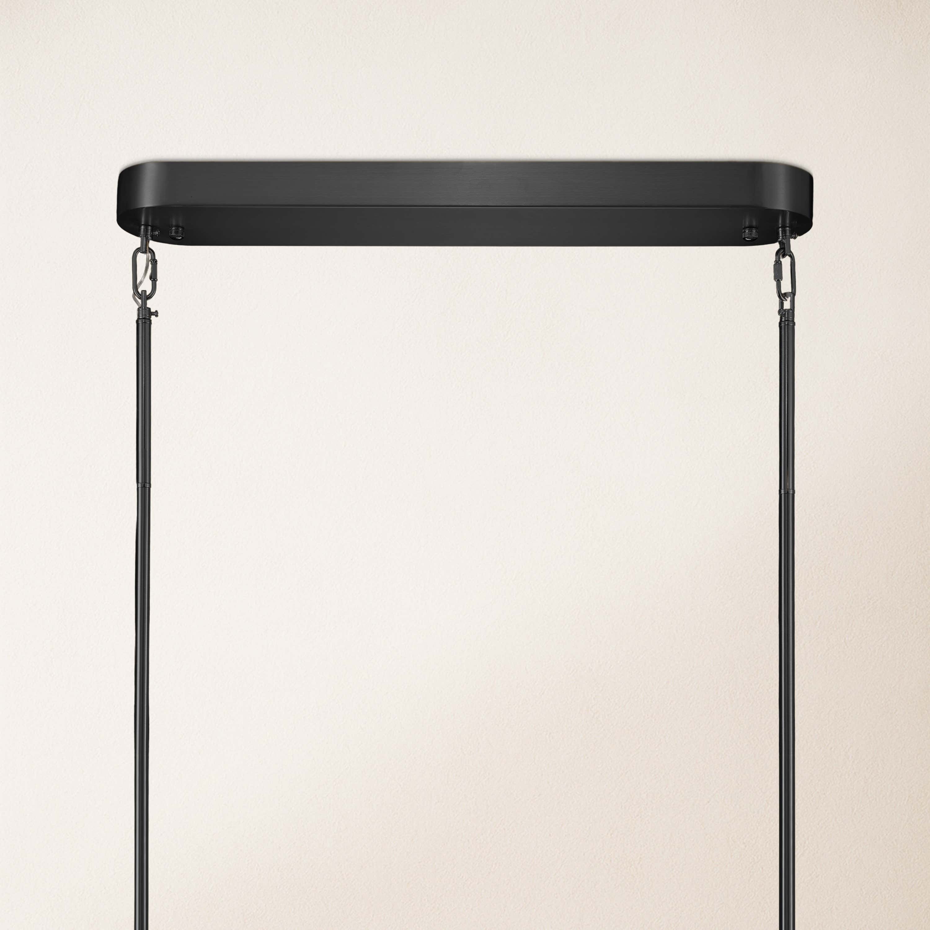 Moira Alabaster Oval Chandelier 58"W