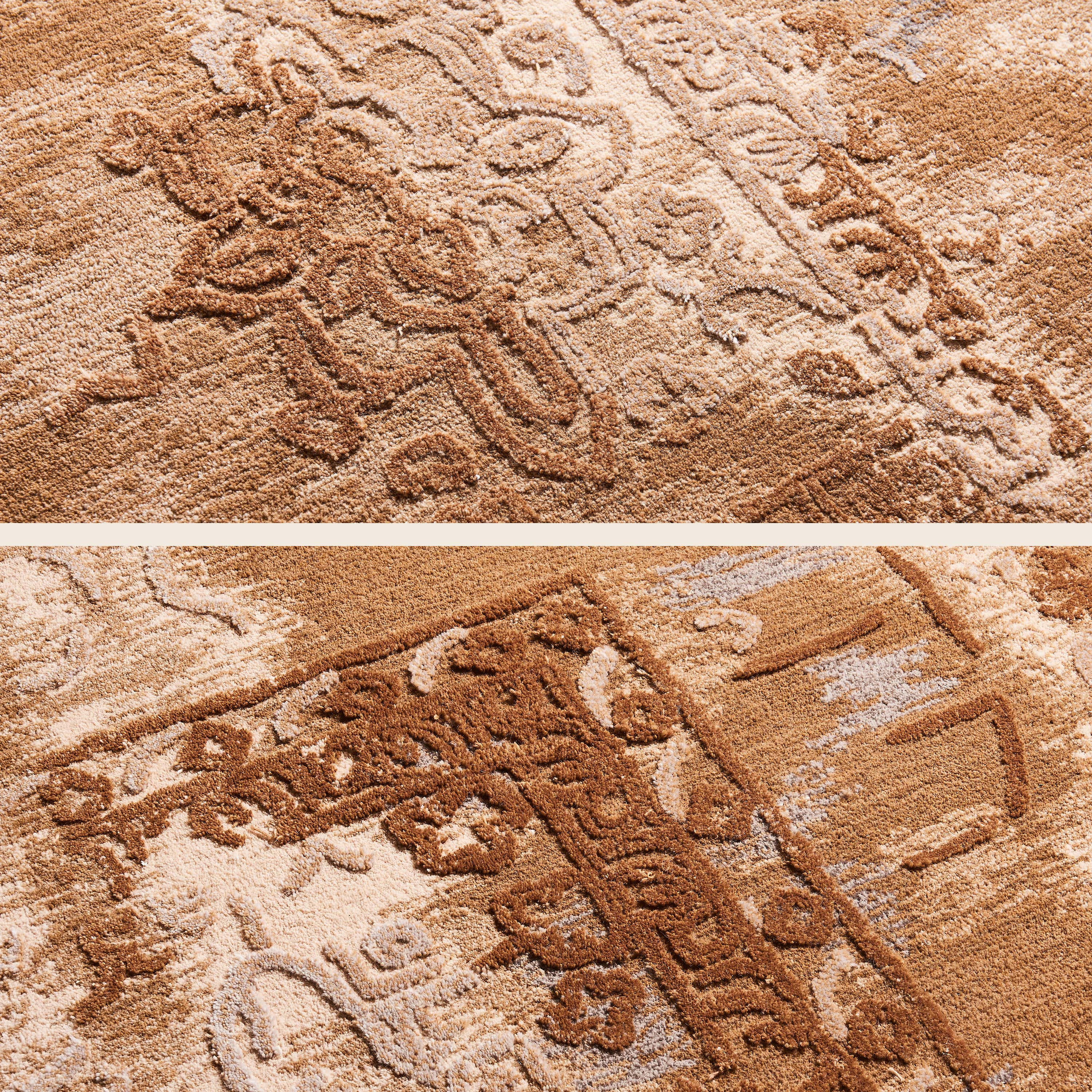 Aurelian Relief Wool-Blend Rug