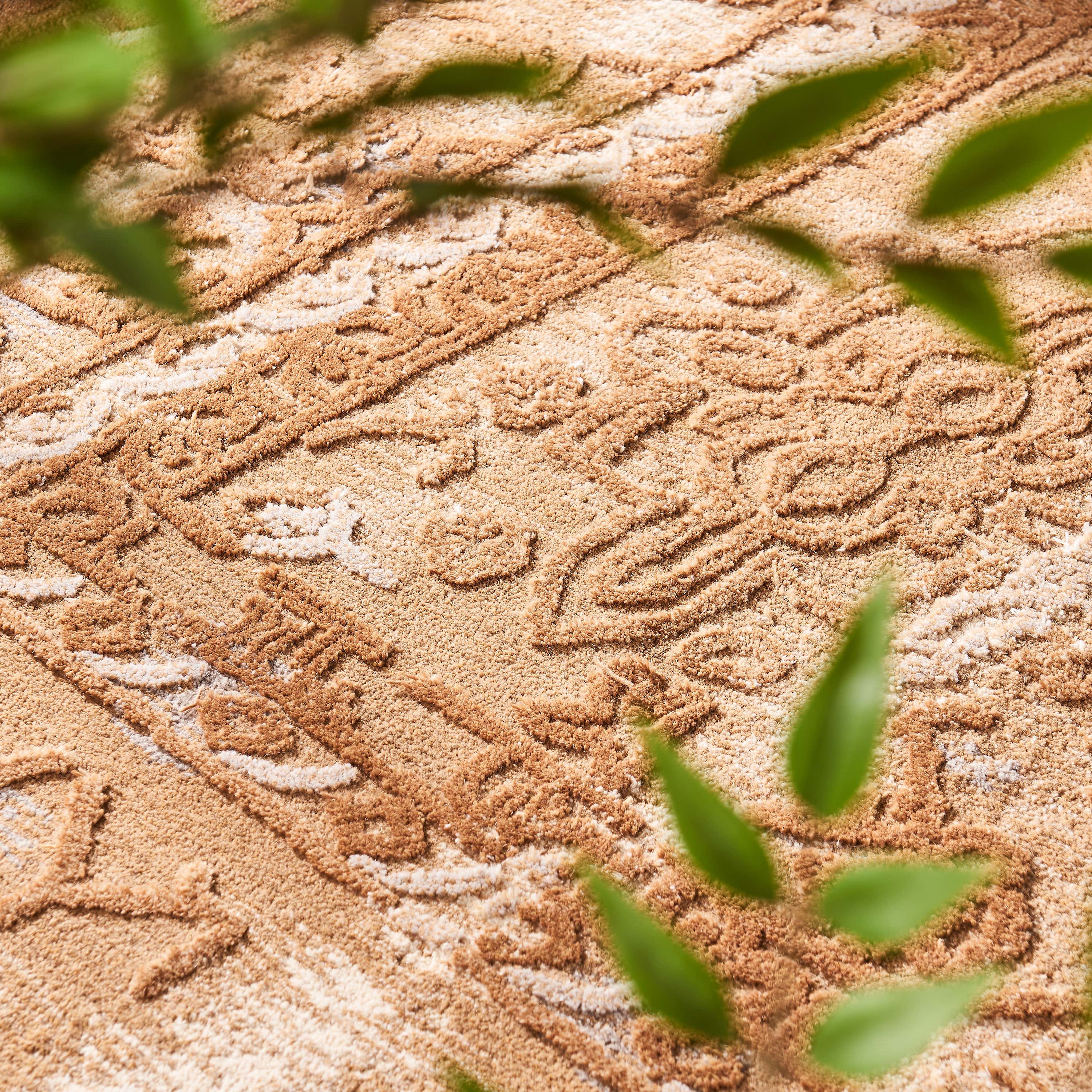 Aurelian Relief Wool-Blend Rug