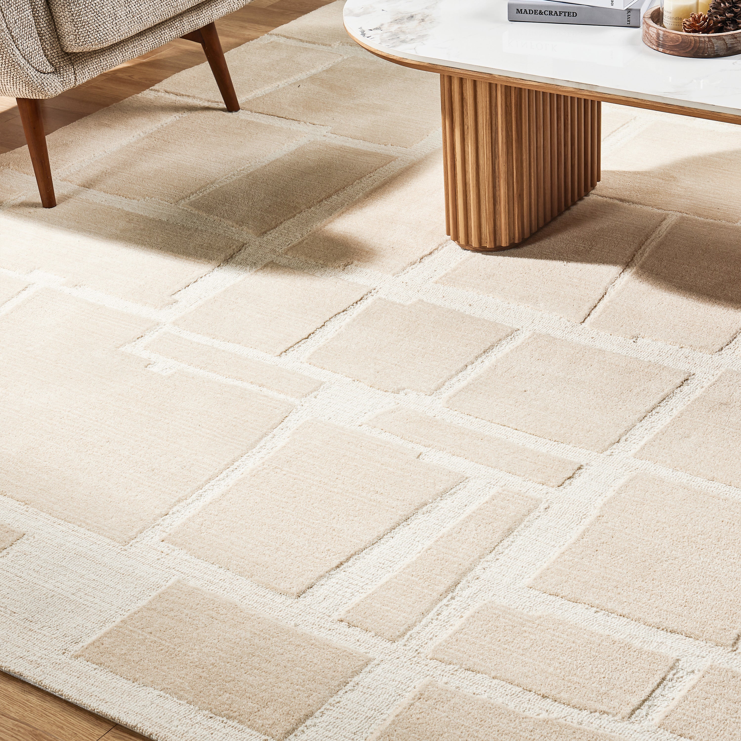 Benson Sketchline Wool-Blend Rug