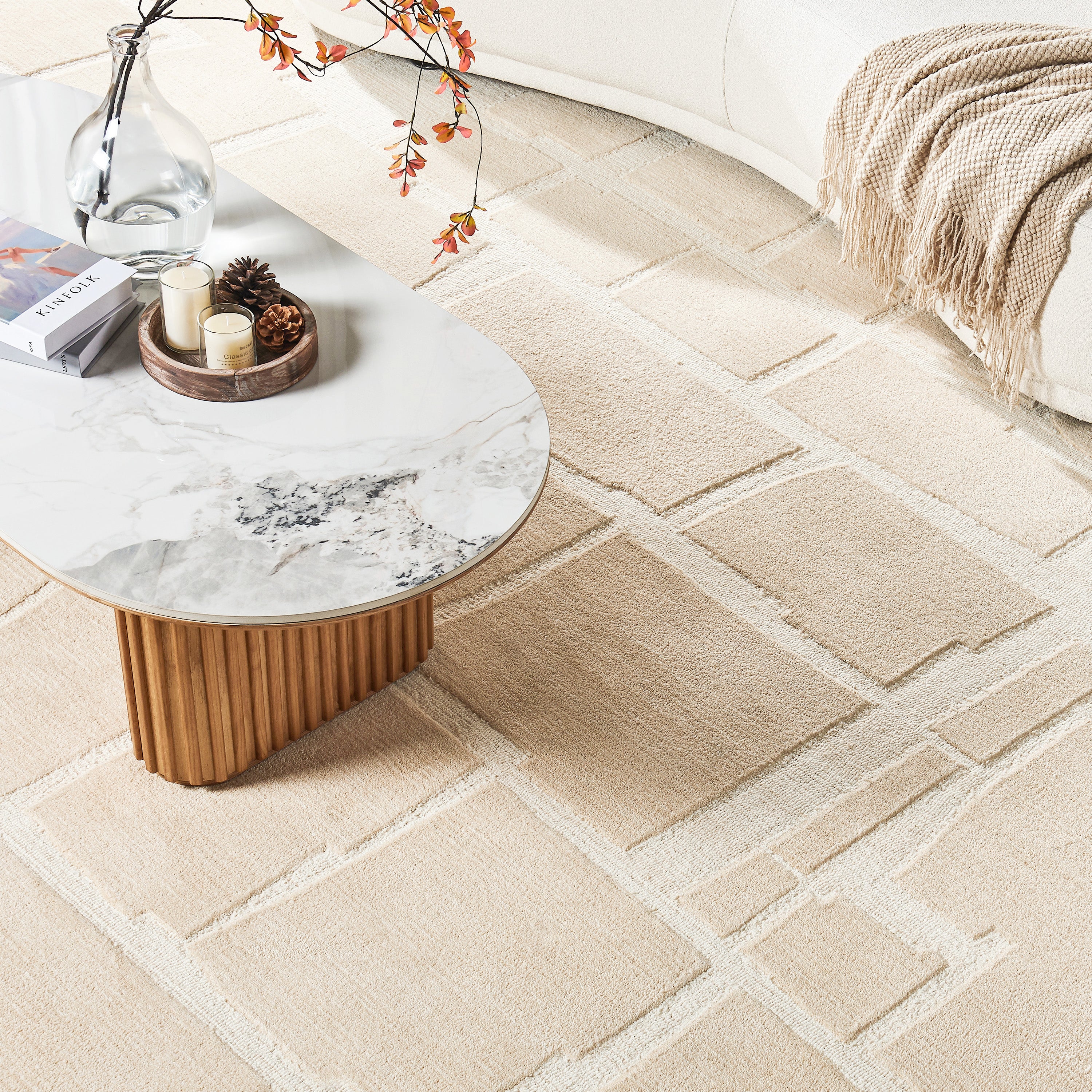 Benson Sketchline Wool-Blend Rug