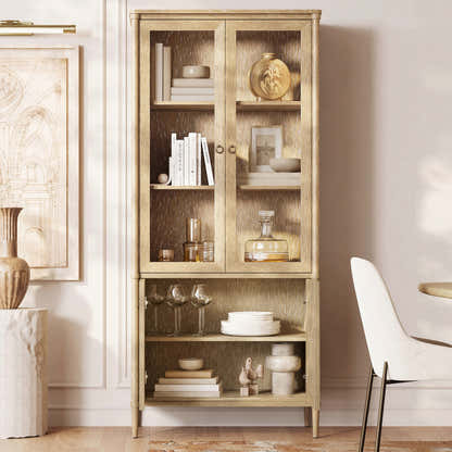 Maison Bookcase with Cabinet 36"W