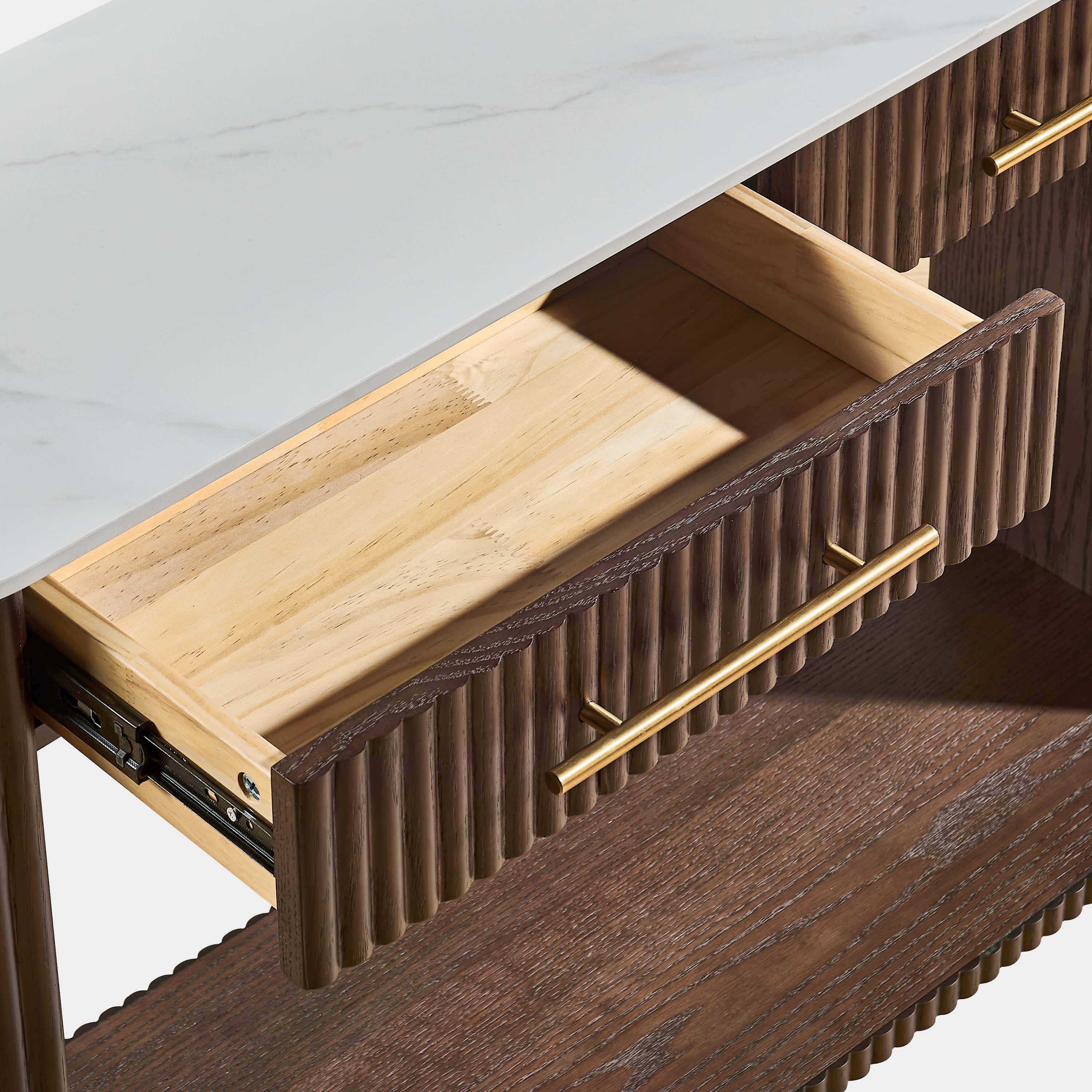 Riley Sintered Stone Console Table 47"W