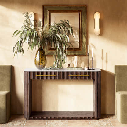Riley Sintered Stone Console Table 47"W