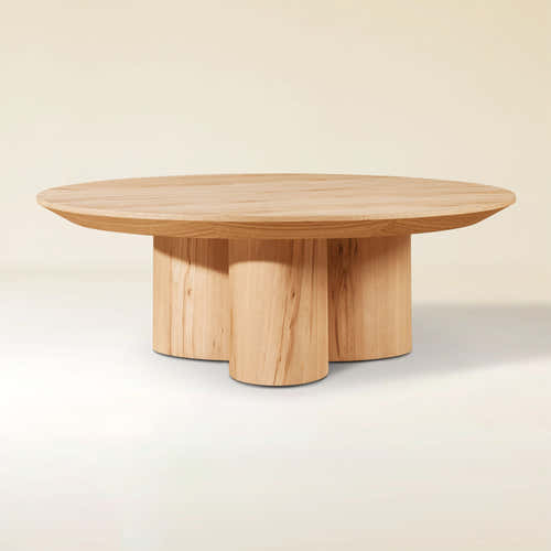 Trefoil Round Coffee Table 39"
