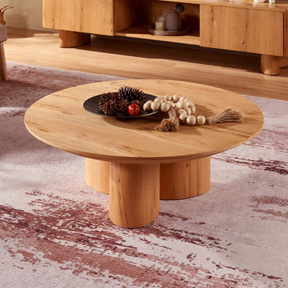 Trefoil Round Coffee Table 39"