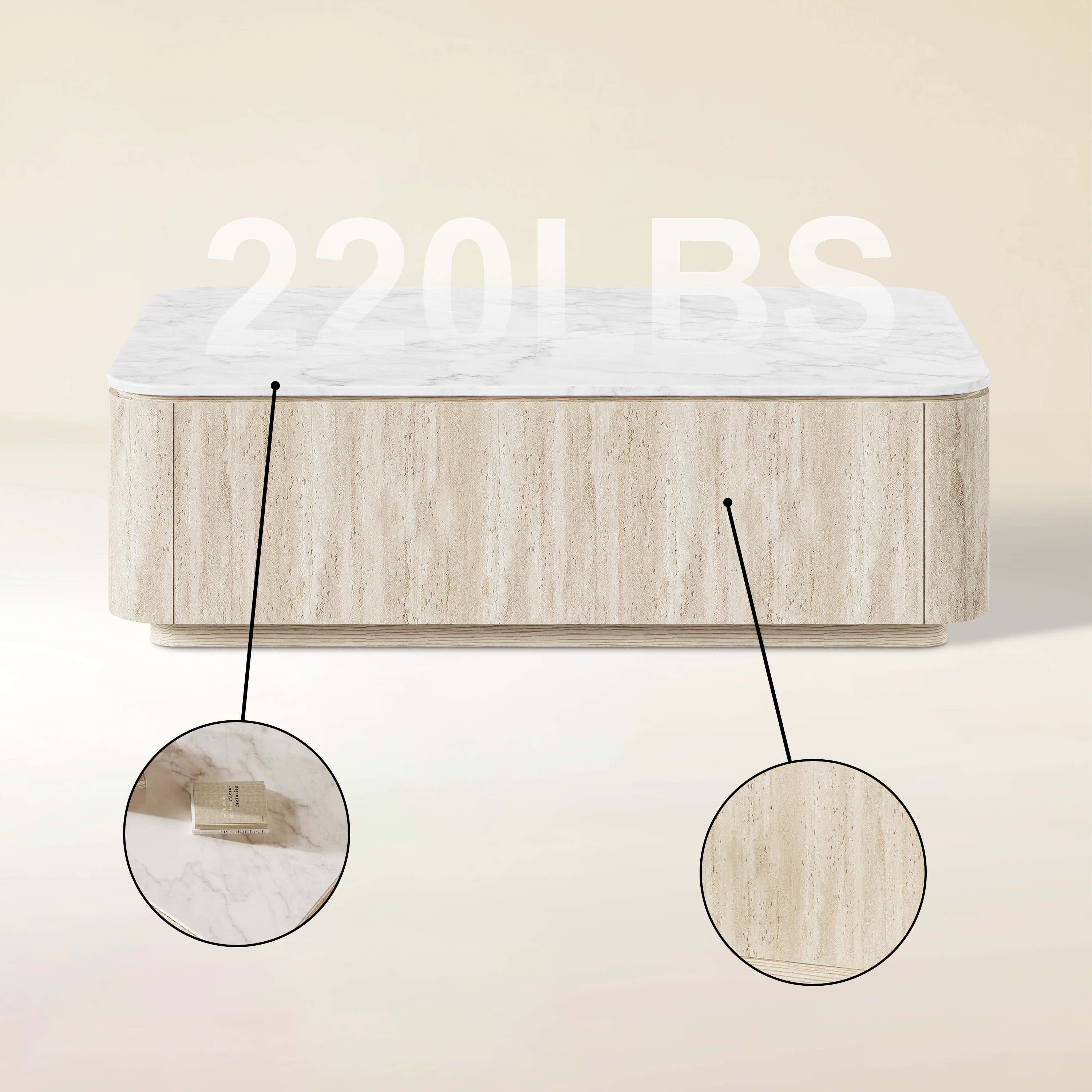 Tivoli Coffee Table 47"W