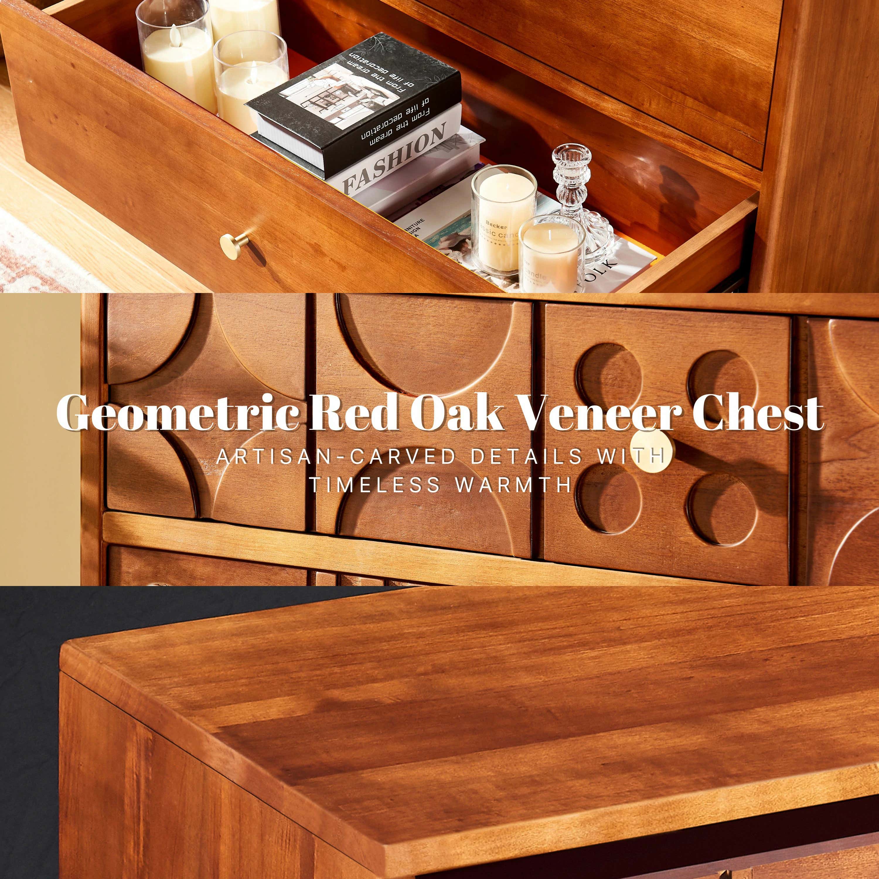 Rive Gauche Oak Drawer 31"W