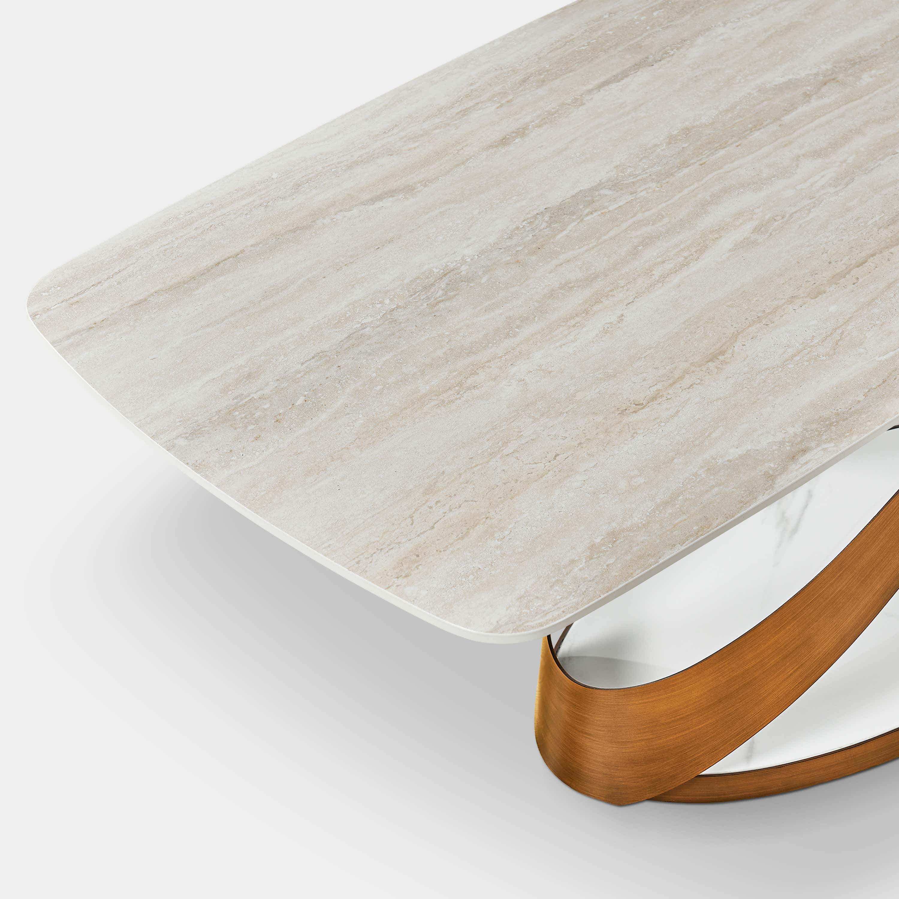 Koda Sintered Stone Rectangular Dining Table 71"