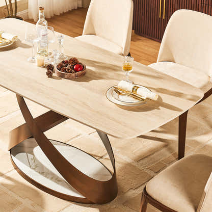 Koda Sintered Stone Rectangular Dining Table 71"