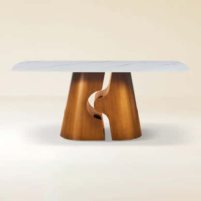 Synergy Sintered Stone Rectangular Dining Table 71"