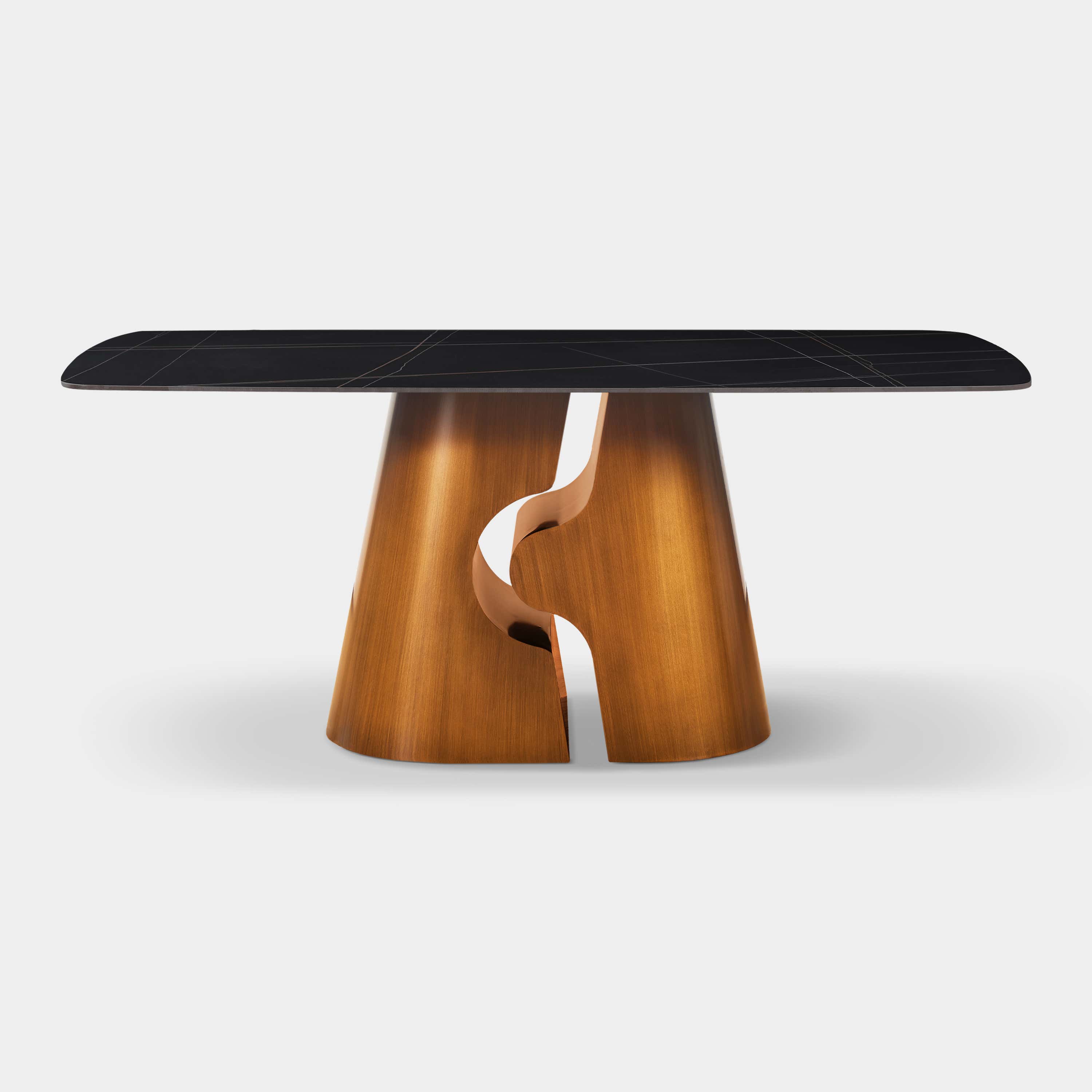 Synergy Sintered Stone Rectangular Dining Table 71"