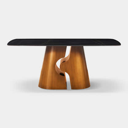 Synergy Sintered Stone Rectangular Dining Table 71"